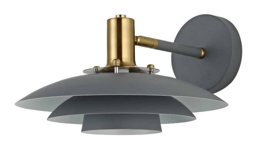 Бра VALESO G 74729/1W Dark Grey + Chrome