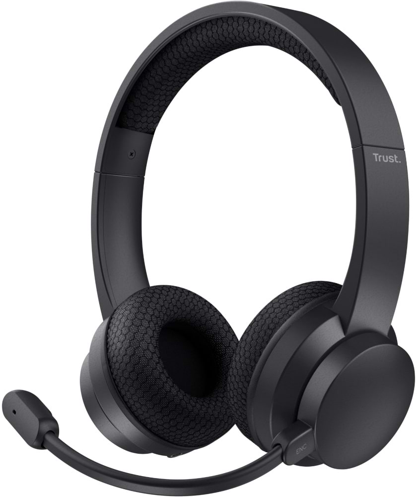 Гарнитура беспроводная Trust Ayda Wireless ENC headset - Black Ayda Wireless ENC Black (25463) - Фото 1