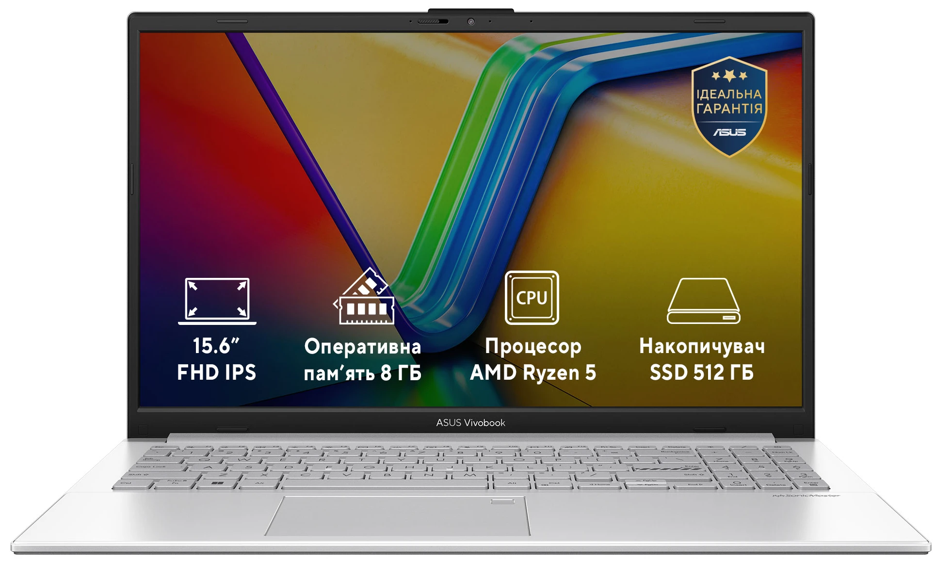 Ноутбук Asus Vivobook Go 15 E1504FA-BQ5029 Cool Silver