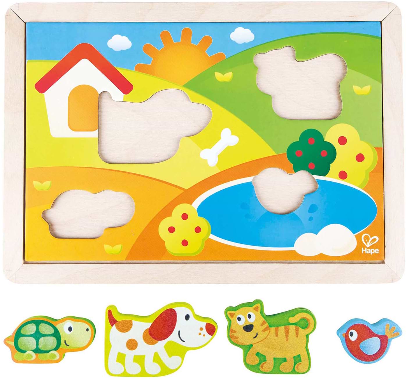 Сортер Hape Долина 3 в 1 (E1601)