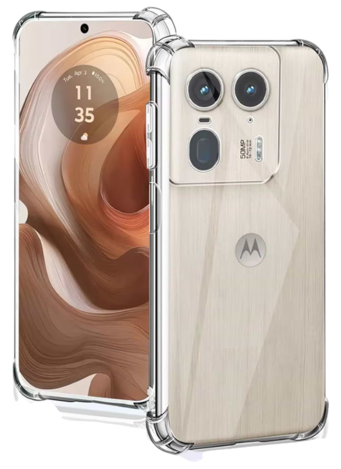 Чехол для смартфона BeCover Anti-Shock for Motorola Edge 50 Ultra Clear (712308) - Фото 1