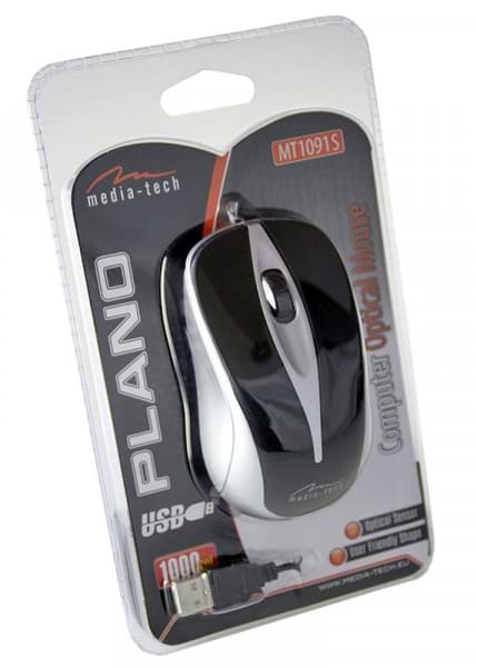 Фото - Мышь проводная Media-Tech Plano (MT1091S)