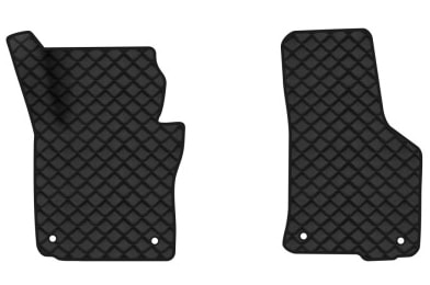 Килимки з екошкіри в салон авто передні EVAtech для Octavia A5 (AT, 8 clips) Skoda 2004-2013 2 покоління Liftback EU (SK12152AE2AV4BBB)