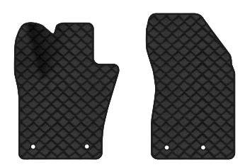 Коврики из экокожи в салон авто передние EVAtech ECO для Renegade Jeep 2014 1 поколение SUV USA (JP22642AE2OU4BBB)