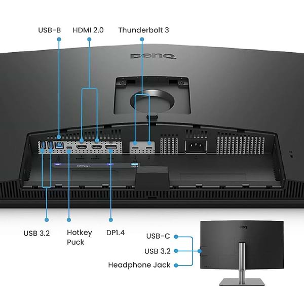 Фото - Монітор BenQ PD3225U (9H.LLYLA.TBE)