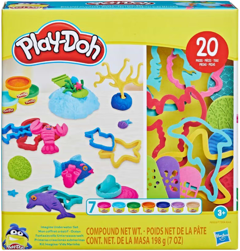 Купить Наборы для лепки Hasbro Play Doh Креативные коллекции IMAGINE UNDERWATER SET (F7384_F8163) - Фото 1 Наборы для лепки Hasbro Play Doh Креативные коллекции IMAGINE UNDERWATER SET (F7384_F8163) - Фото 1