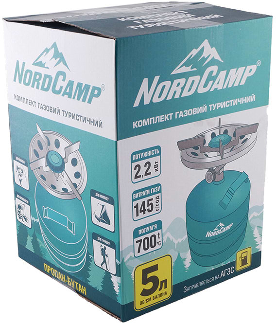 Фото - Горелка газовая Nord Camp 5 л (NC05500)