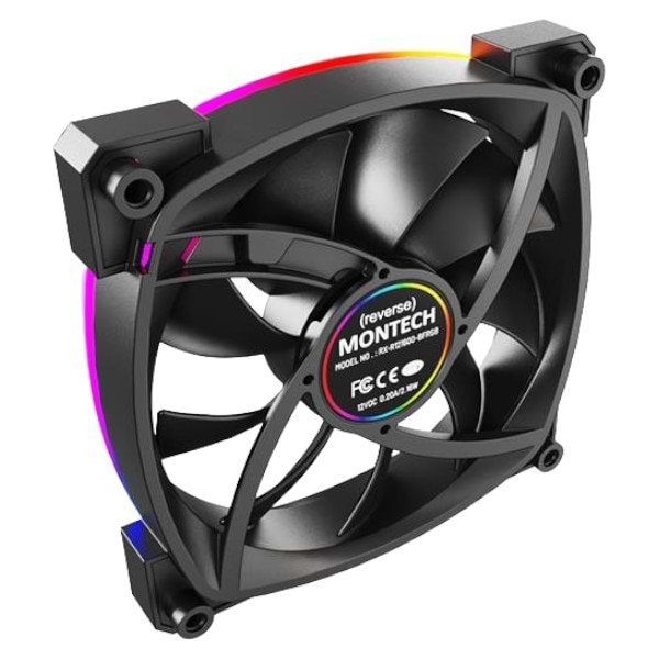 Фото - Уценка - Корпусный вентилятор Montech RX120 PWM BLACK
