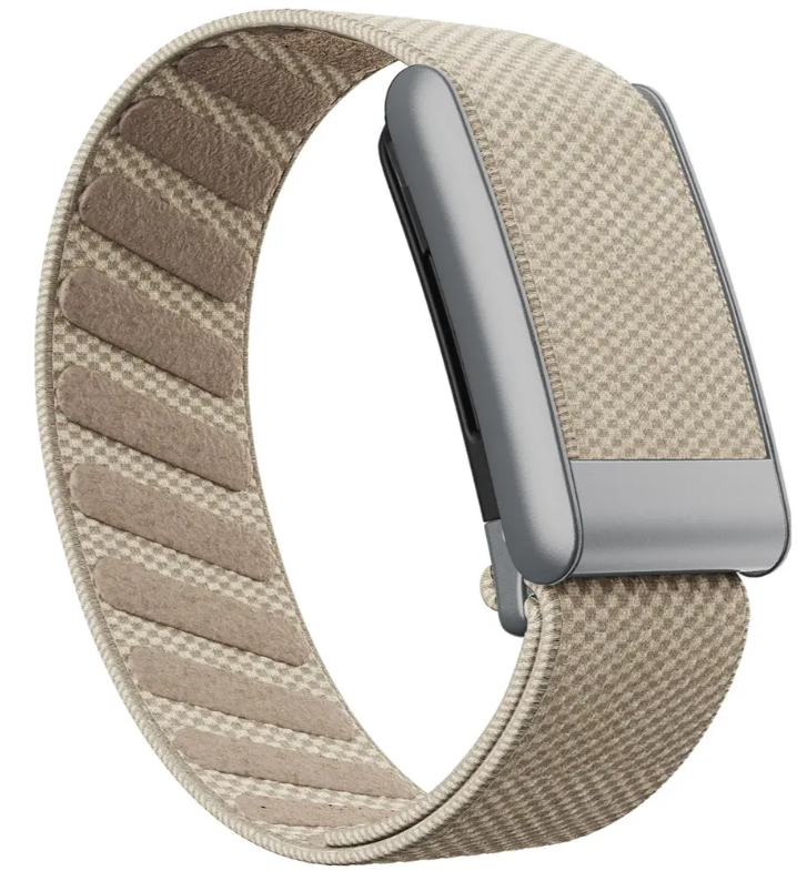 Ремешок для фитнес-браслета Armorstandart SuperKnit for Whoop 5.0 Beige with Silver (ARM93104)