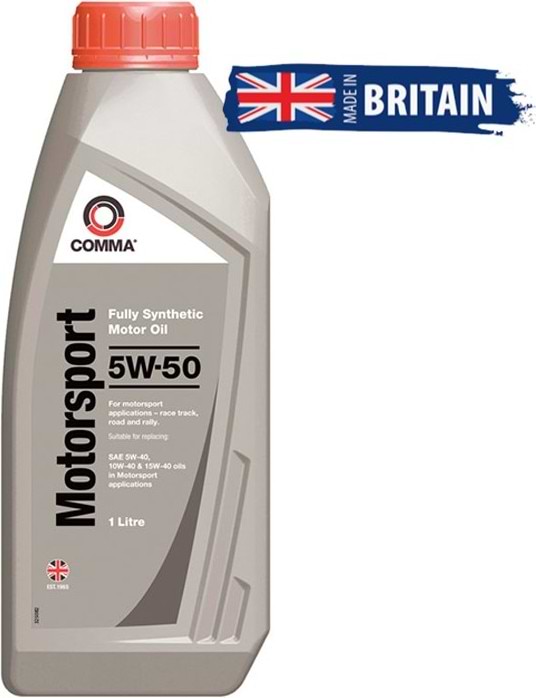 Олива для авто COMMA MOTORSPORT 5W-50 1л (MS1L)