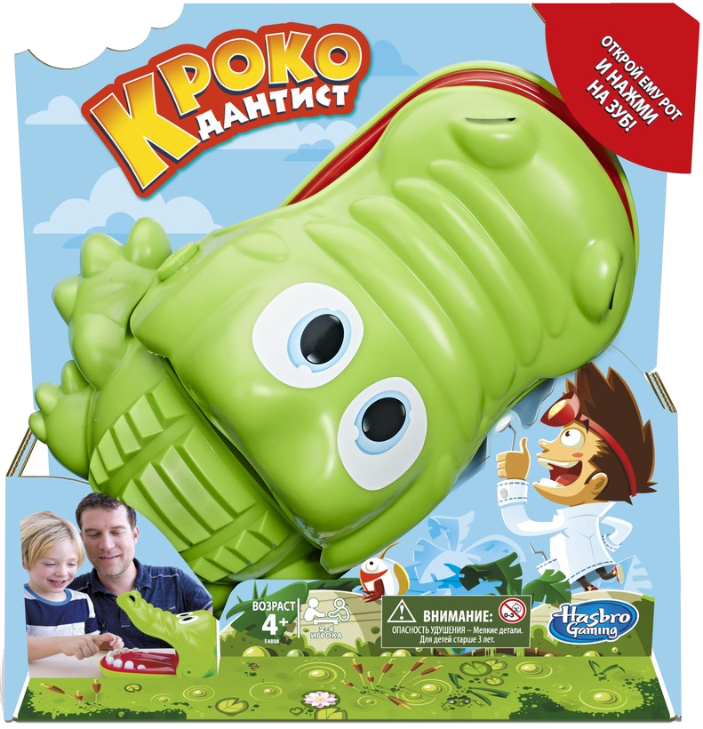 Настольная игра (5-7 лет) Hasbro Кроко Дантист (E4898)