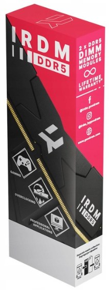 Фото - Память DDR Goodram DDR5 64Gb 6000Hz IRDM Black 2x32 (IR-6000D564L30/64GDC)