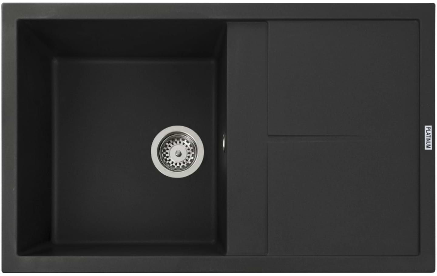 Мойка кухонная VALESO 7950 Selena матовая Чорная