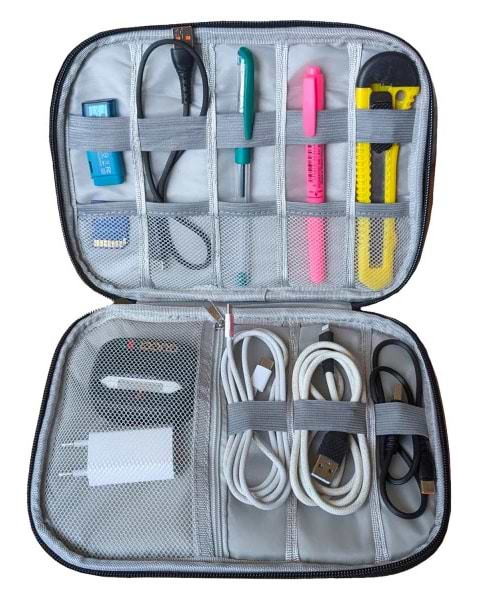 Фото - Органайзер для зберігання кабелів Love You чорний (59002)