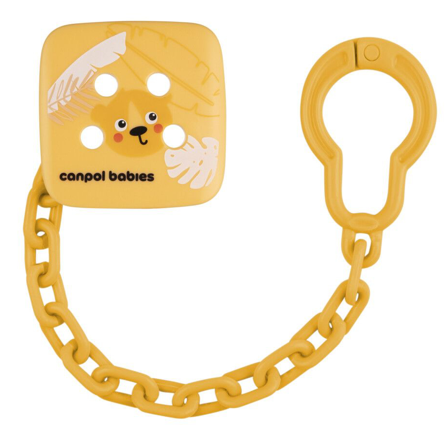 Держатель пустышек Canpol babies BabiesBoo оранжевый (2/439_ora)