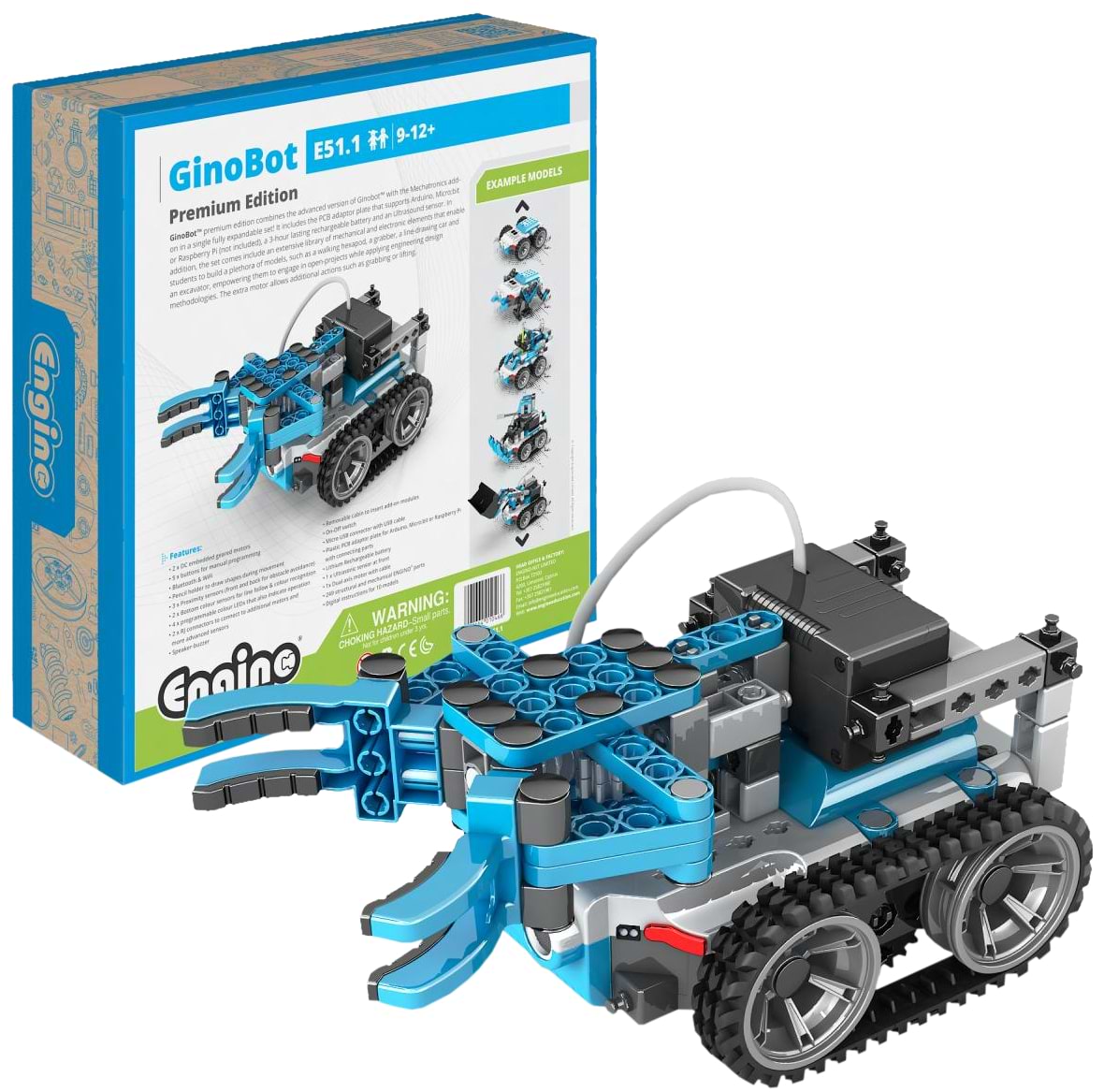 Пластиковий конструктор Engino Ginobot – робот, преміум (E51-1)