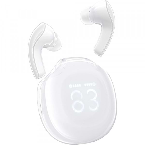 Фото - Навушники вкладиші бездротові TWS AceFast T9 porcelain white (6974316282549)