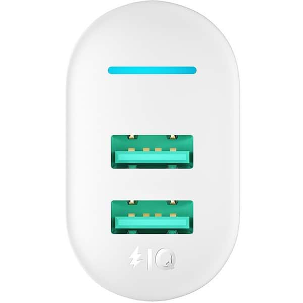 Фото - Сетевое зарядное устройство YOKI Led Series 12W White (YK-2.4Dual)