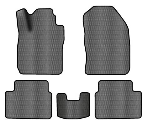 EVA коврики в салон авто EVAtech для Fiesta (Mark 7) 5-doors Ford 2009-2017 6 поколение Htb USA FD1699CE5SGB