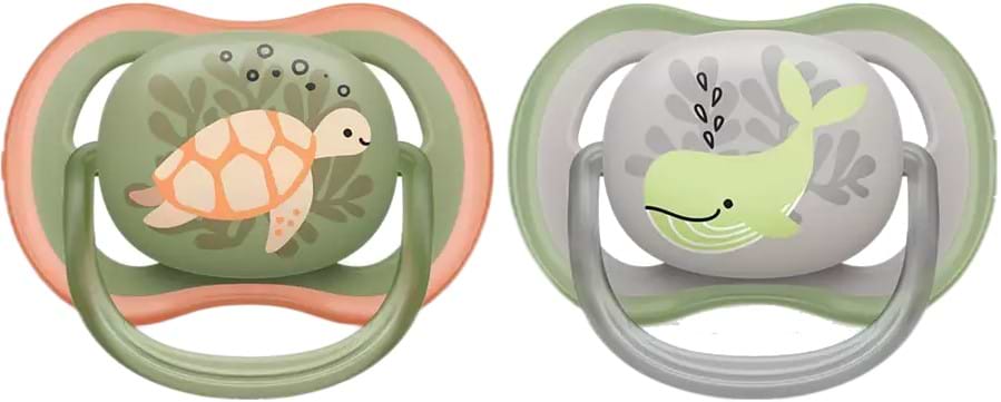 Ортодонтическая пустышка Philips Avent Ultra Air 6-18 мес (SCF085/60) - Фото 1