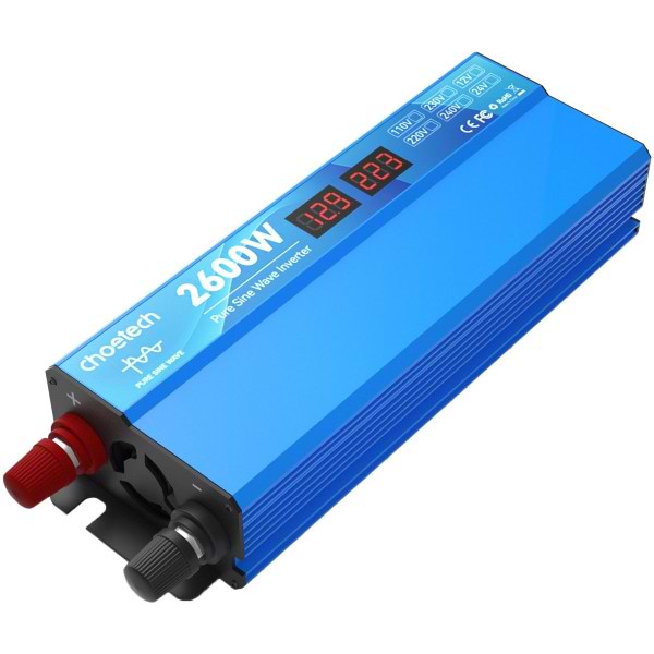 Фото - Інвертор автомобільний Choetech 12V 220V 1300Вт (CJ2600Q-V2)