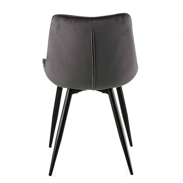 Фото - Стул кухонный Special4You Damask Dark Grey (E6477)