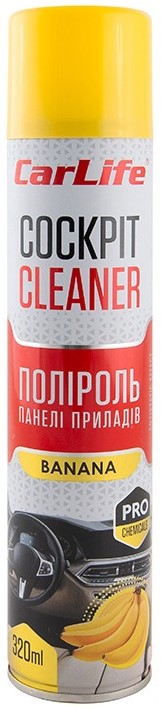 Фото - Полироль для авто CarLife Банан Cockpit Cleaner 320 ml (CF323)