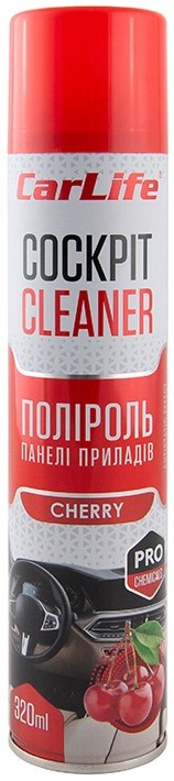 Фото - Полироль для авто CarLife Bишня Cockpit Cleaner 320ml (CF330) Фото - Полироль для авто CarLife Bишня Cockpit Cleaner 320ml (CF330)