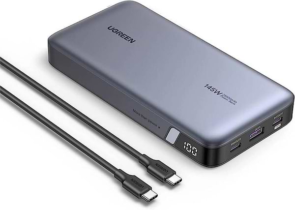 Фото - Батарея мобильная UGREEN 145W USB-C laptop/phone 25000mAh (PB205/90597A)