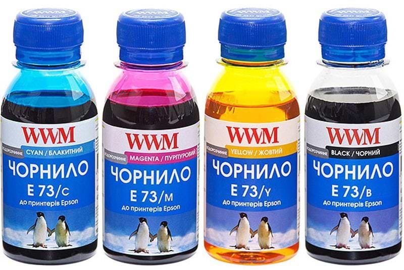 Чорнило WWM Epson CX3700/TX119/TX419/TX209 B/C/M/Y SET (E73SET-2) - Фото 1