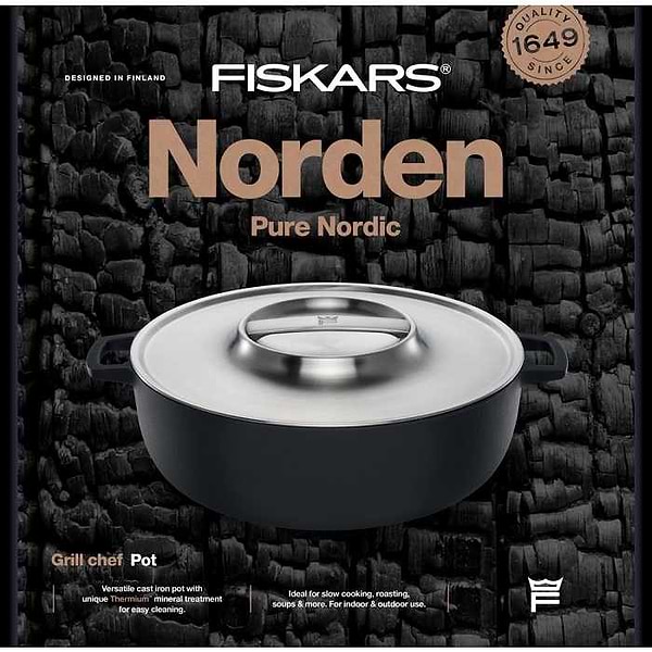 Фото - Каструля Fiskars Norden Grill 30 см (1066430)
