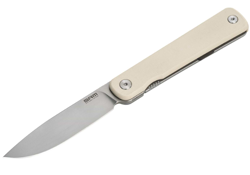 Нож туристический SRM 135L-GT White