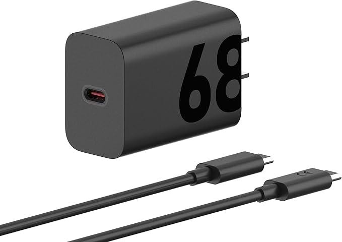 Мережевий зарядний пристрій Motorola 68W USB-С +кабель 1m (MC-682N)