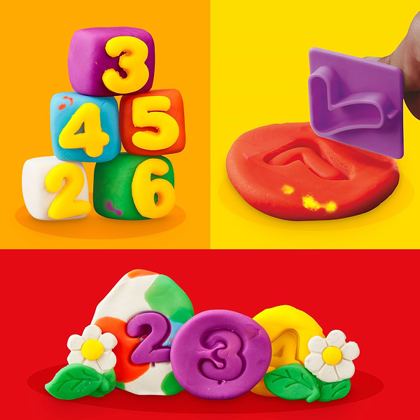 Фото - Набори для ліплення Hasbro Основи E8533 Play-Doh FUNDAMENTALS NUMBERS (E8530_E8533)