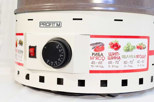 Фото - Сушарка для фруктів та овочів PROFITM ЕСП-02(слон.кістка)