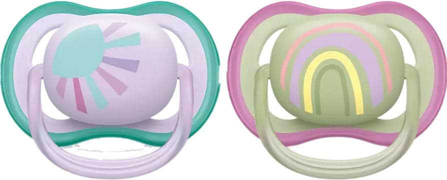 Ортодонтическая пустышка Philips Avent Ultra Air 0-6 мес (SCF085/59) - Фото 1