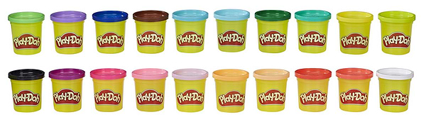 Фото - Матеріали Hasbro Play Doh Набір пластиліну, 40 баночок (E9413)