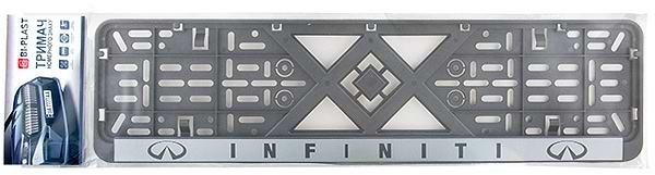 Фото - Рамка под номер Bi-Plast INFINITI (BP-243)