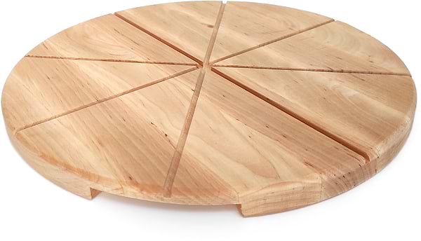 Фото - Дошка для сервірування MAZHURA Pizza 30х2см із жолобами (mz728321)