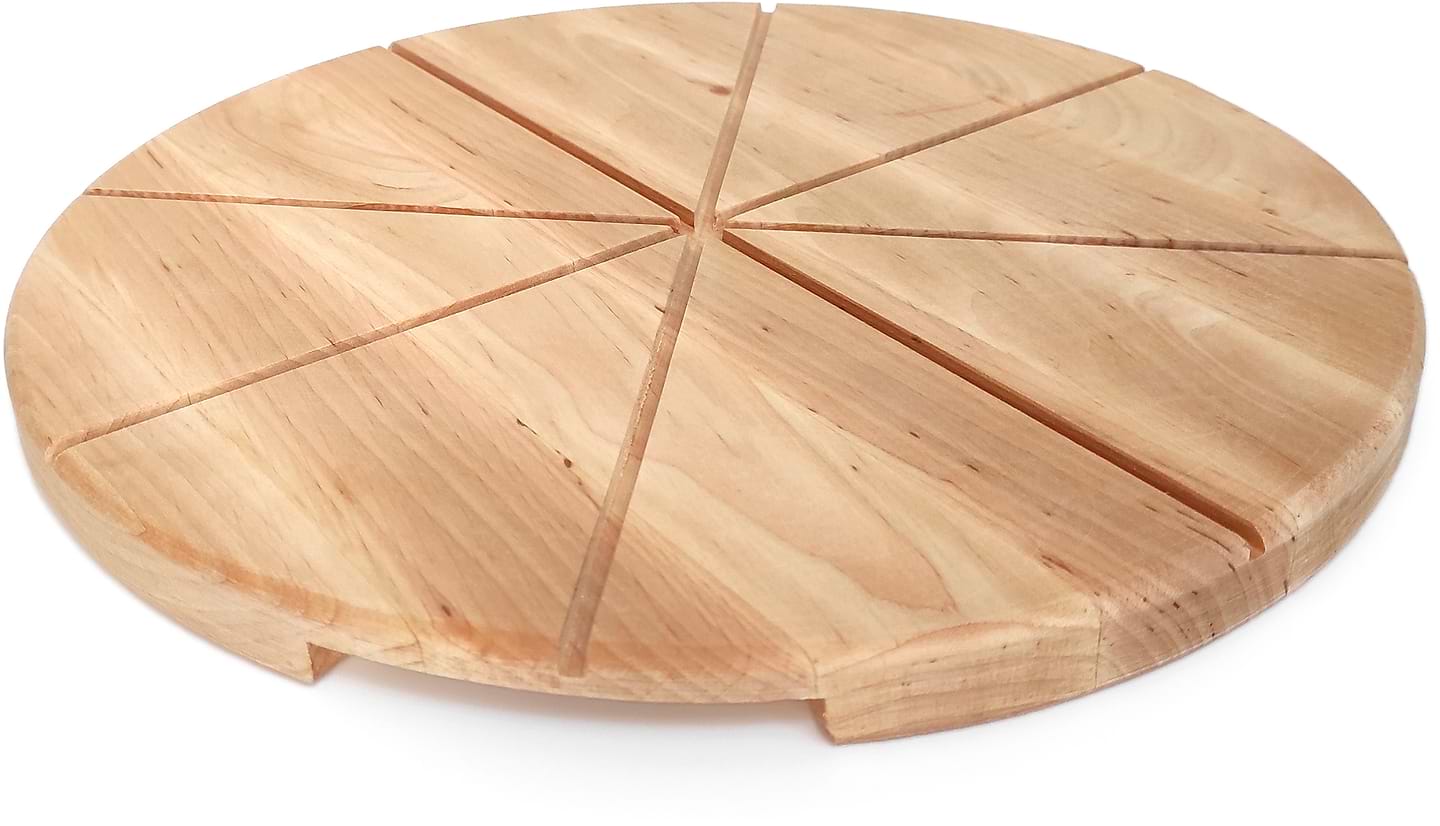 Доска для сервировки MAZHURA Pizza 35х2см с желобами (mz728320)