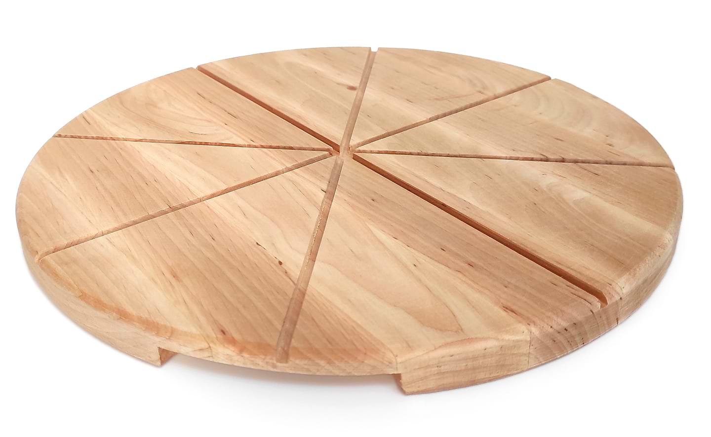 Доска для сервировки MAZHURA Pizza 40х2см с желобами (mz728319)