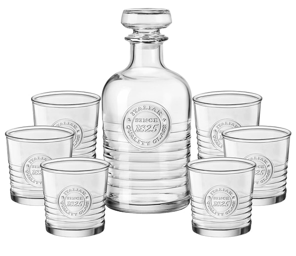 Фото - Набір склянок для віскі Bormioli Rocco OFFICINA 7 пр. (540625S01021990)