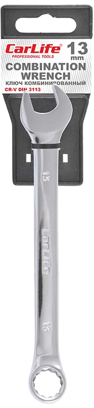 Фото - Ключ комбiнований CarLife CR-V 13 мм (WR4013)
