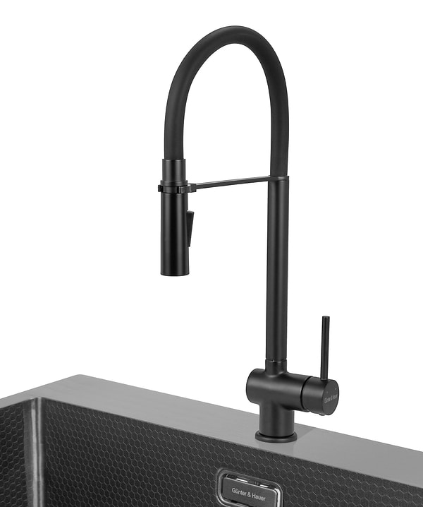 Фото - Смеситель кухонный Gunter & Hauer EDEL Black