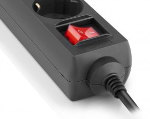 Фото - Мережевий фільтр REAL-EL RS-Protect M 3m Black (EL122300028)