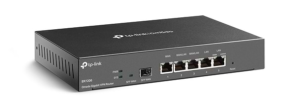 Фото - Маршрутизатор VPN TP-Link ER7206 2xGE LAN 1xGE WAN 2xGE LAN 1xSFP Omada