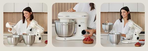 Фото - Планетарний міксер Zeegma PLANEET TRIO CREAM