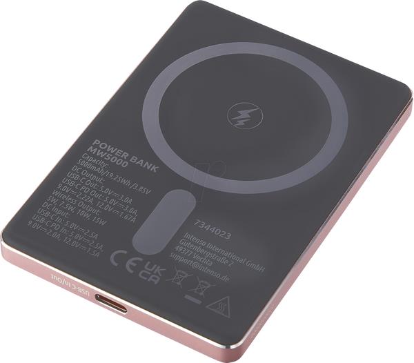Батарея мобільна Intenso 5000MAH MAG ROSE MW5000 (7344023) - Фото 1