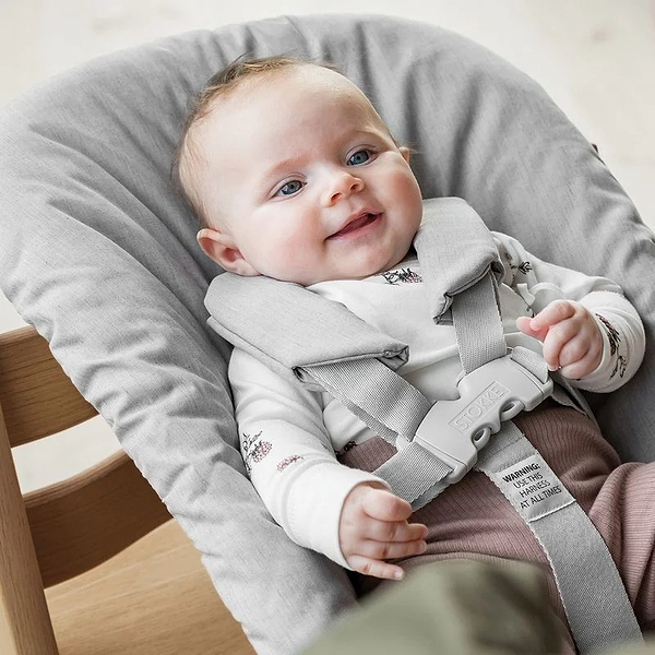 Фото - Стільчик для годування класичний Stokke крісло Tripp Trapp Newborn Grey