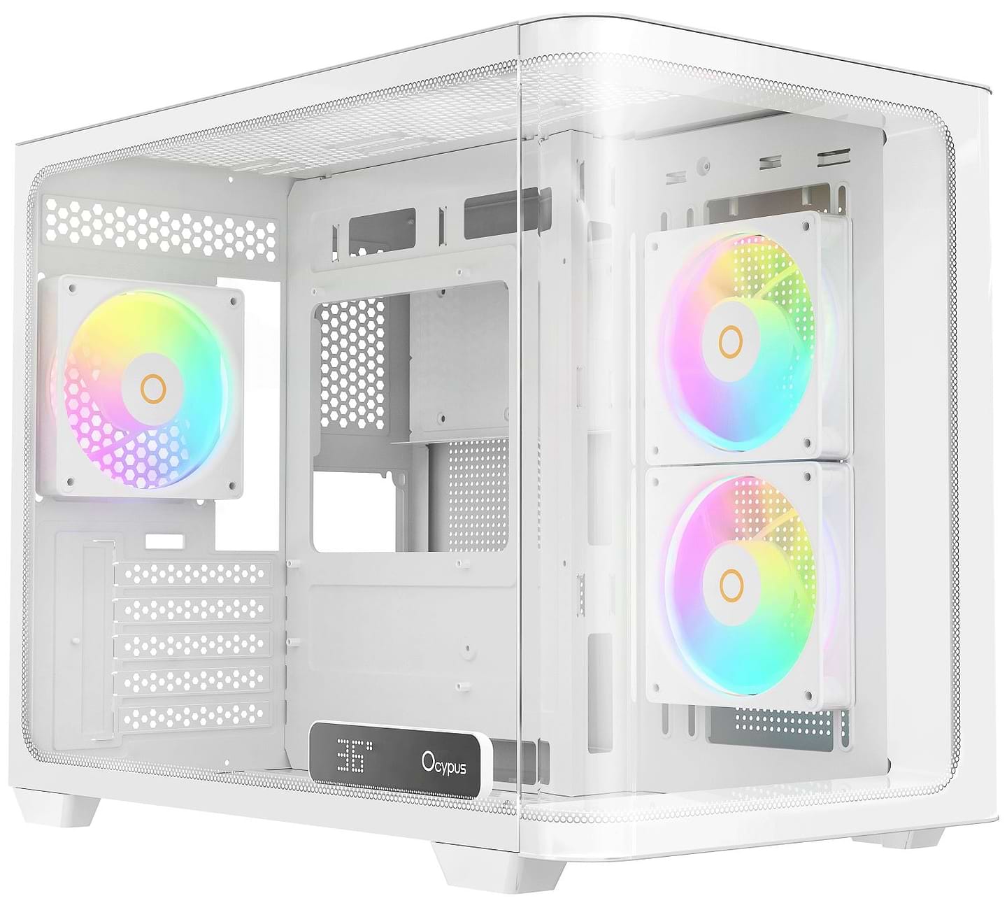 Корпус OCYPUS IOTA C50 WH CURVE ARGB DIGITAL (IOTA-C50-WHD300CD-GL)